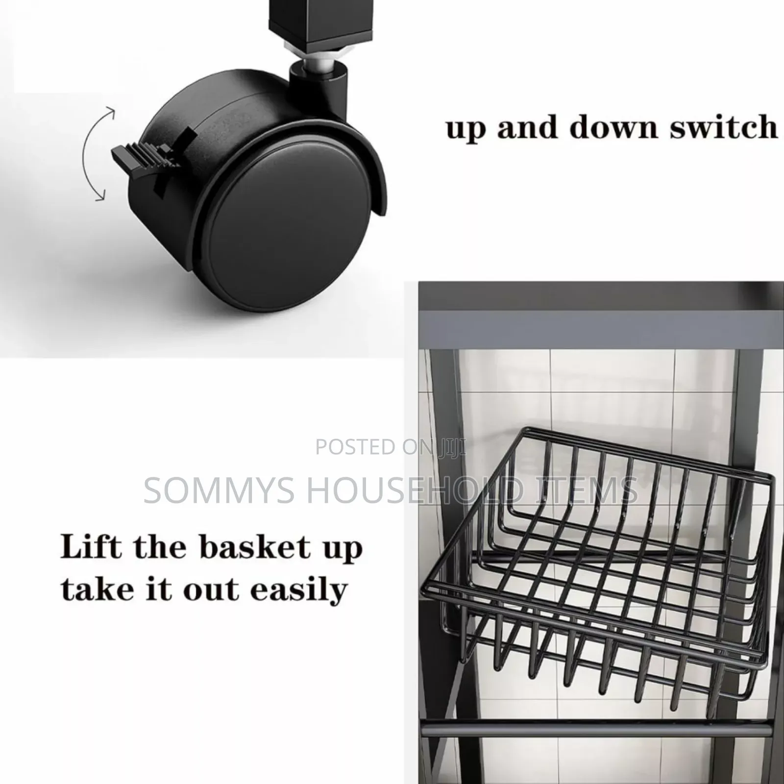 4 Tier Kitchen and Living Room Rack