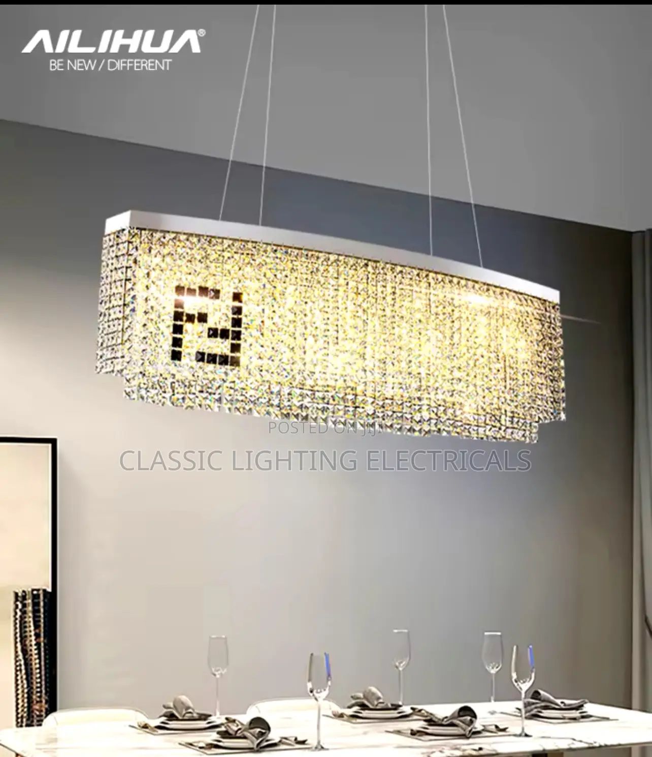 Modern Luxury Fcharacter Crystal Chandelier