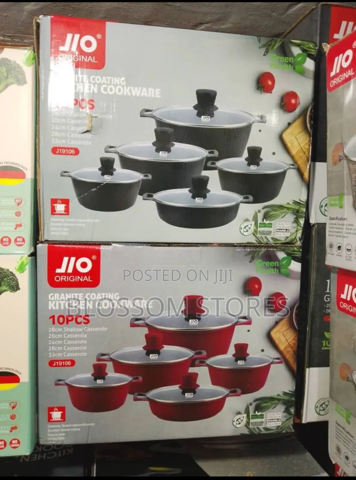 10pc Jio Granite Coating Cookware Set