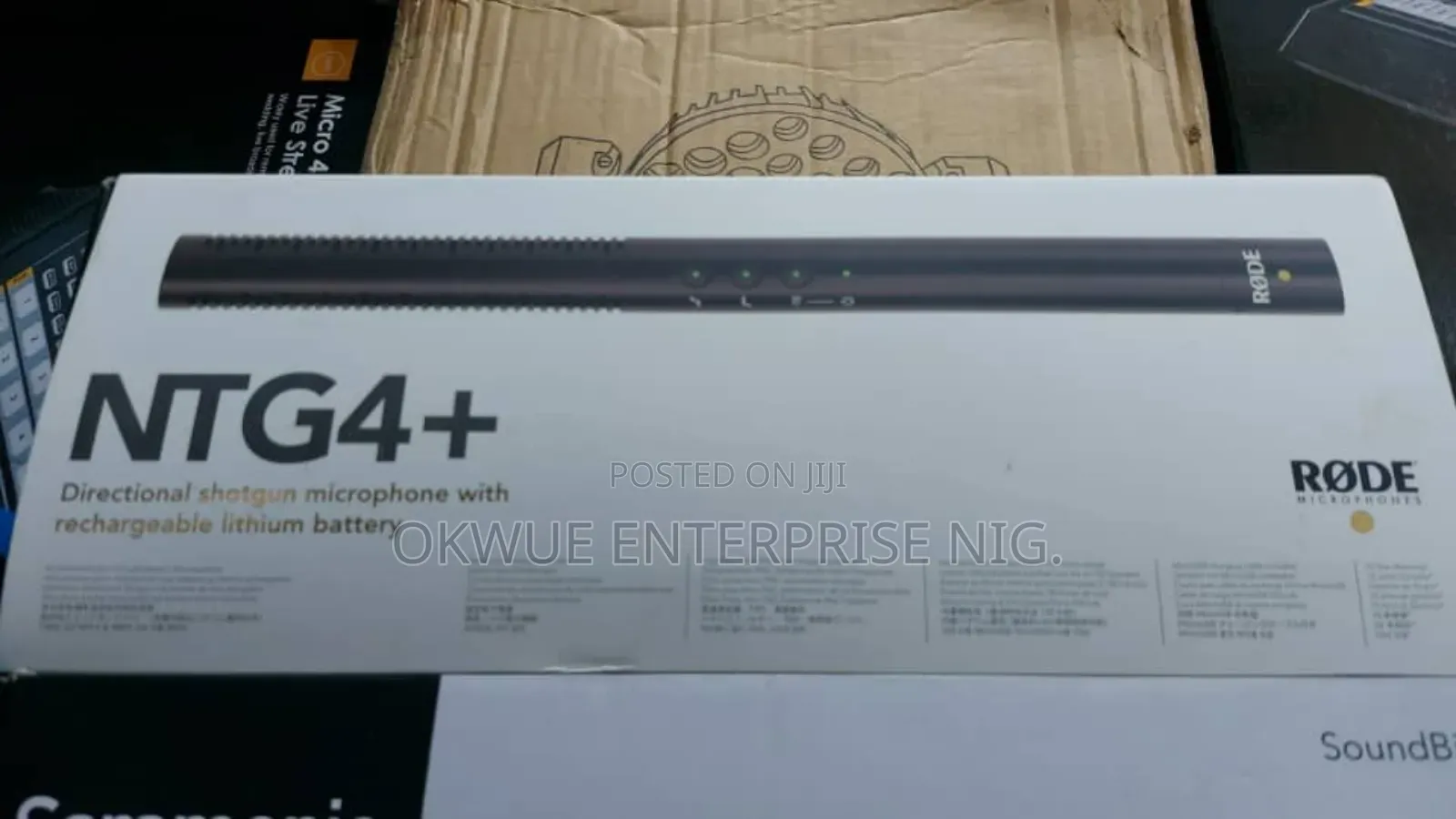 This Is Rode NTG4 + Boom Professional Microphone*