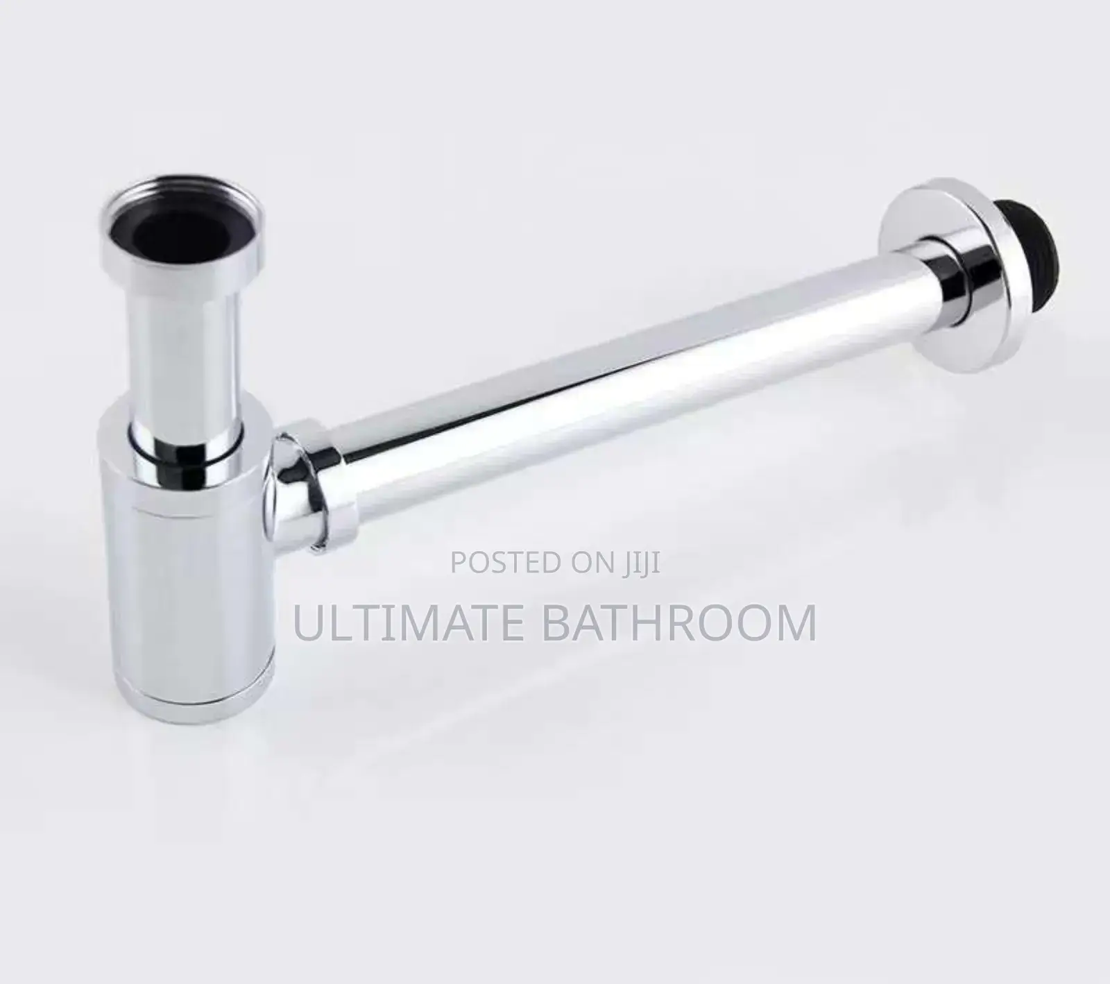 Round Chrome Bottle Trap 11⁄4