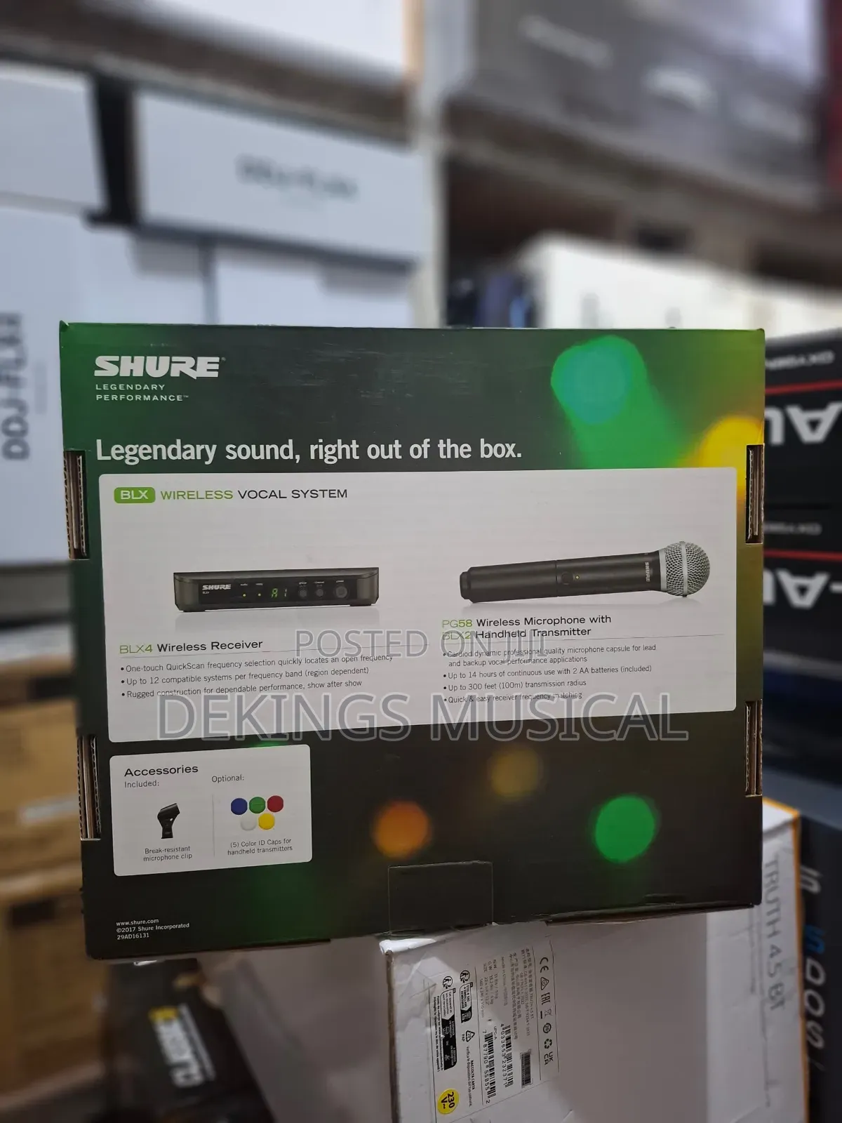 Shure BLX Wireless Dual Vocal System PG58 Handheld