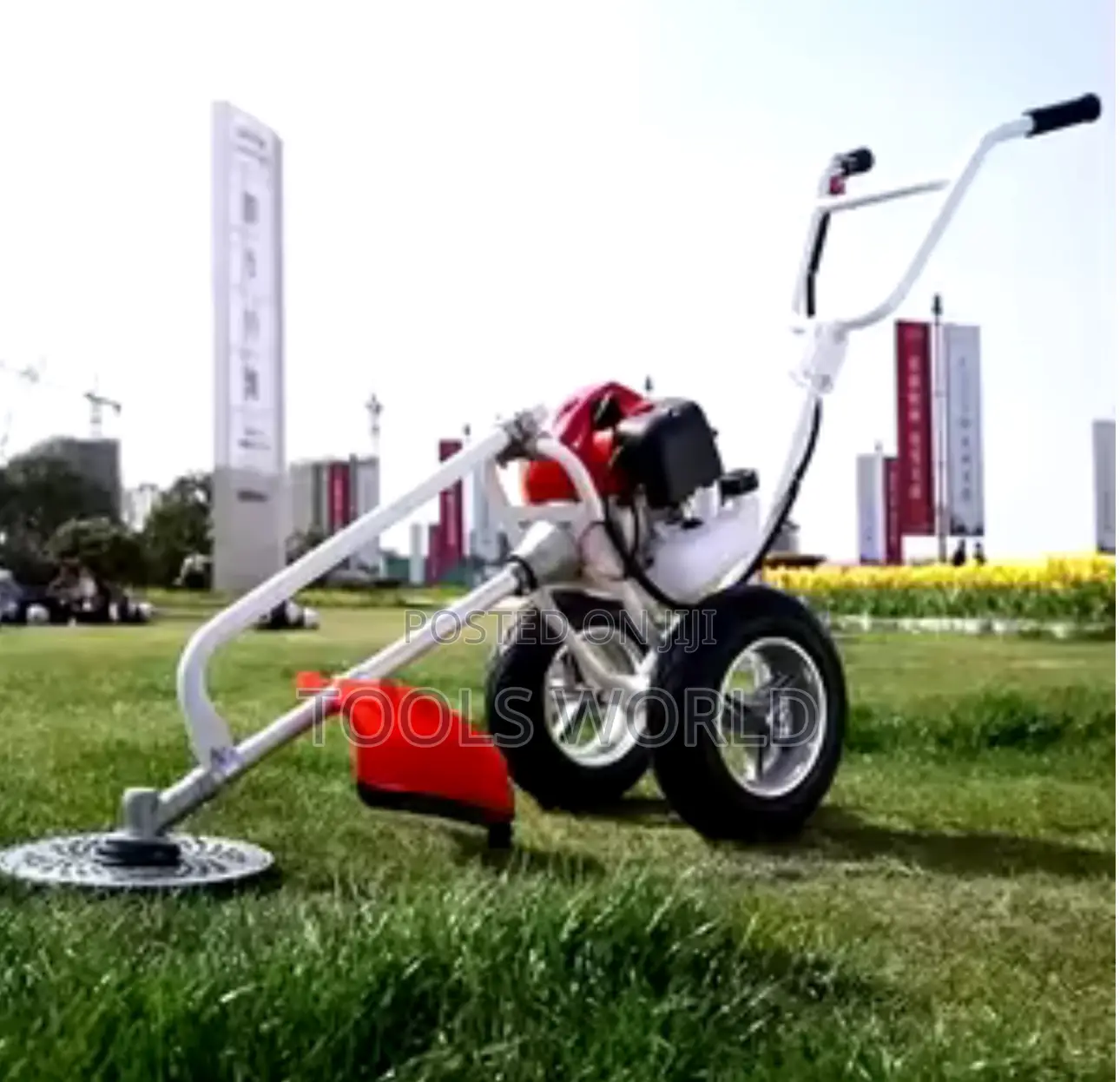 Wheel Hand Push Lawn Mower Brush Cutter Machine