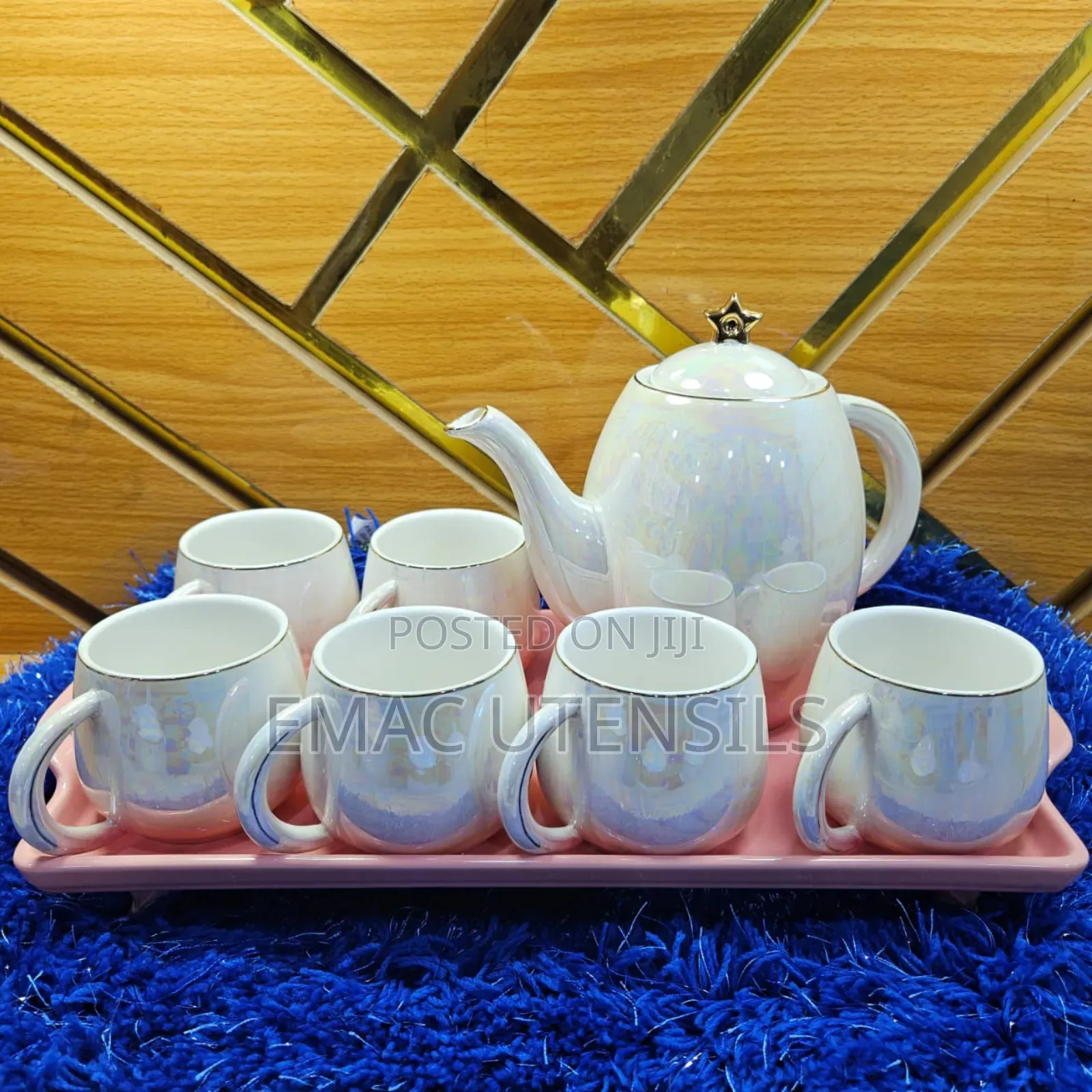 7pcs Luxury Tea Set With Tray