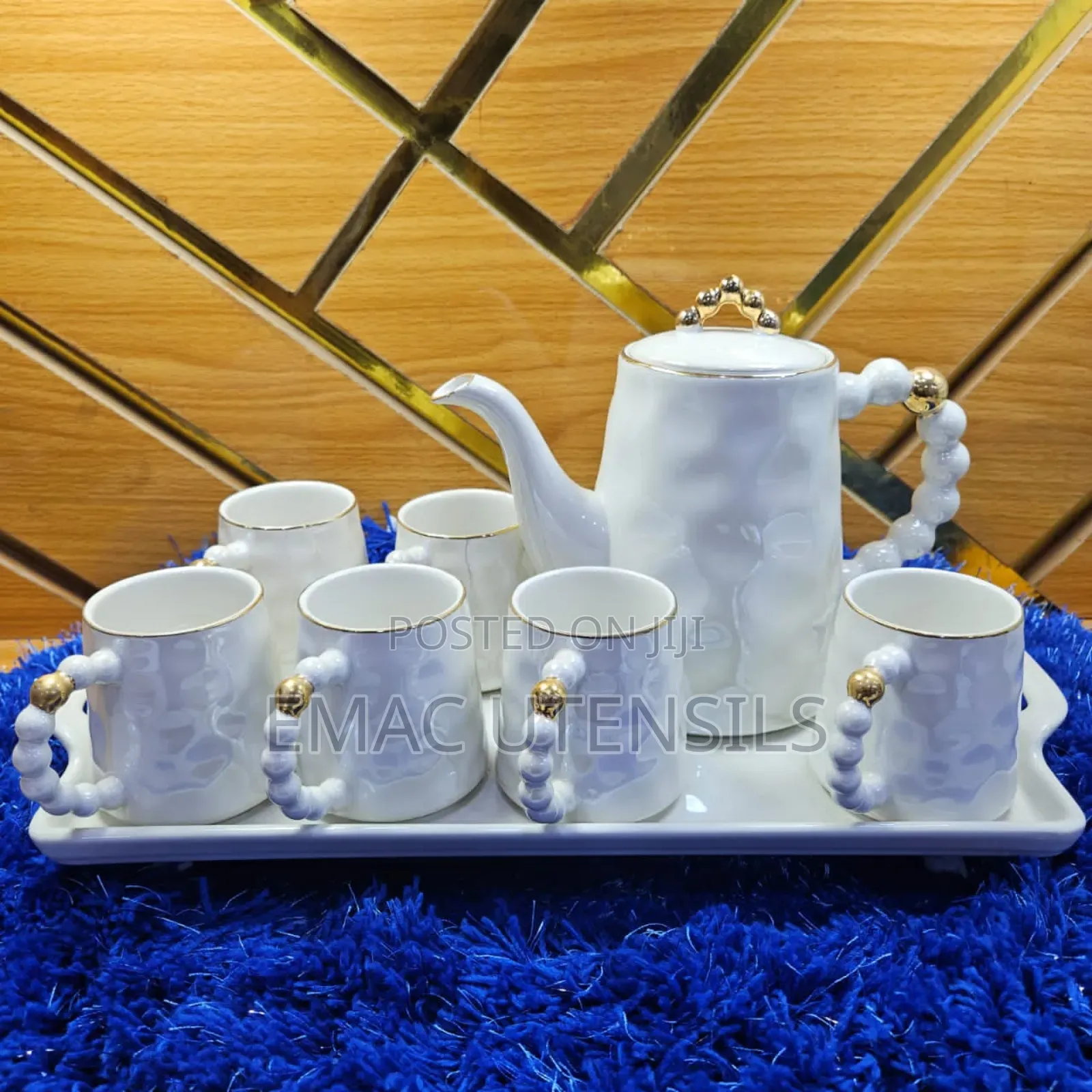 7pcs Luxury Tea Set With Tray