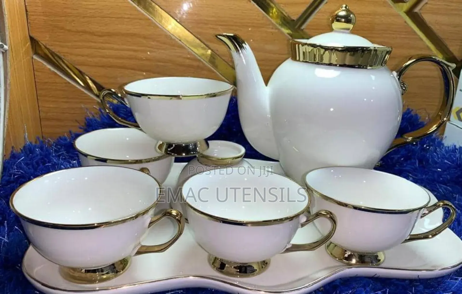 7pcs Luxury Tea Set With Tray