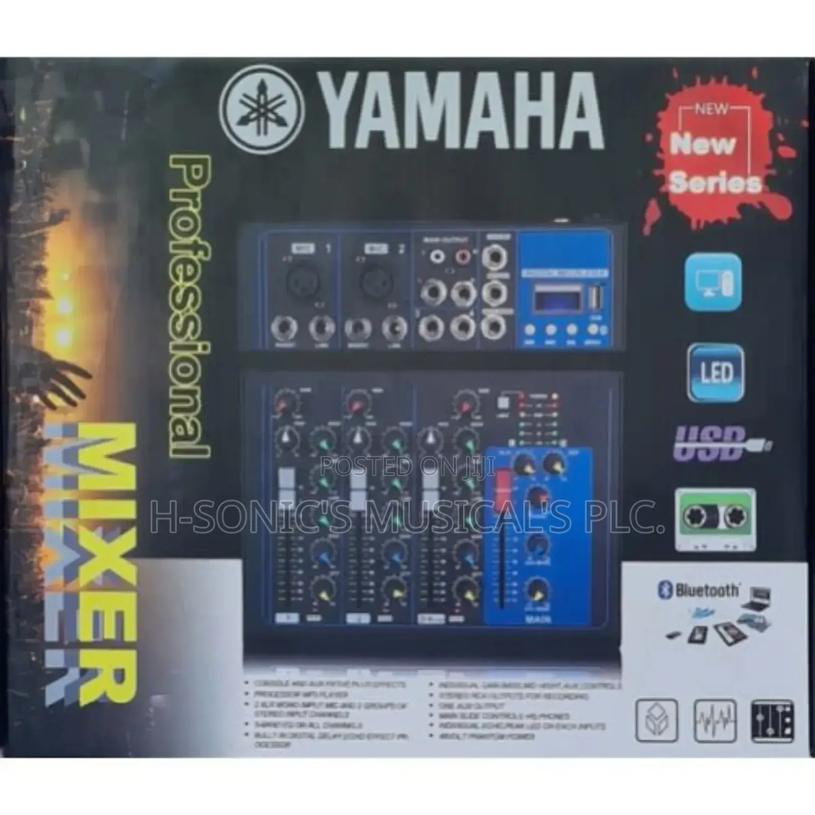 Professional Yamaha F4 Bluetooth Mixer