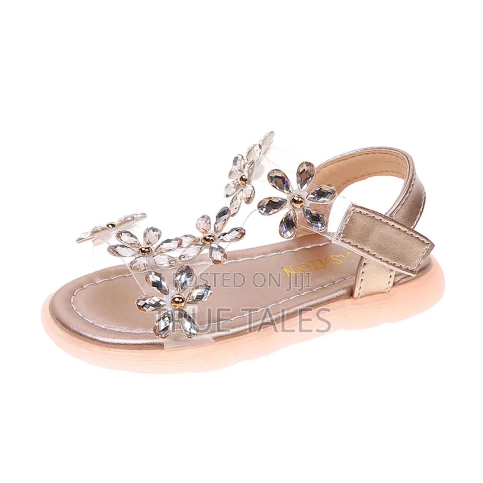 Girls' Crystal Embellished Sandals Sizes 25 To 36