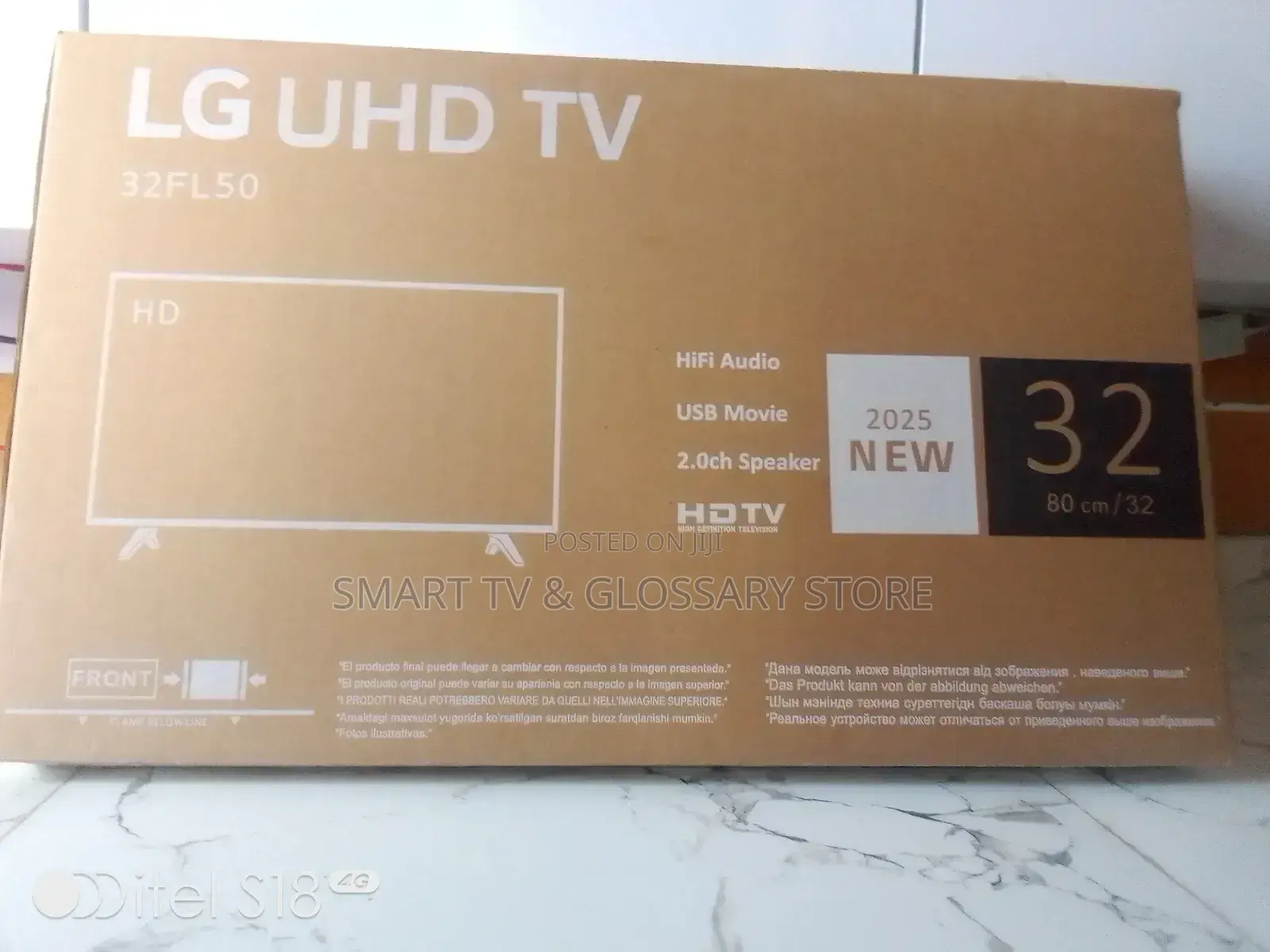 LG 32 Inches Smart Android Frameless TV