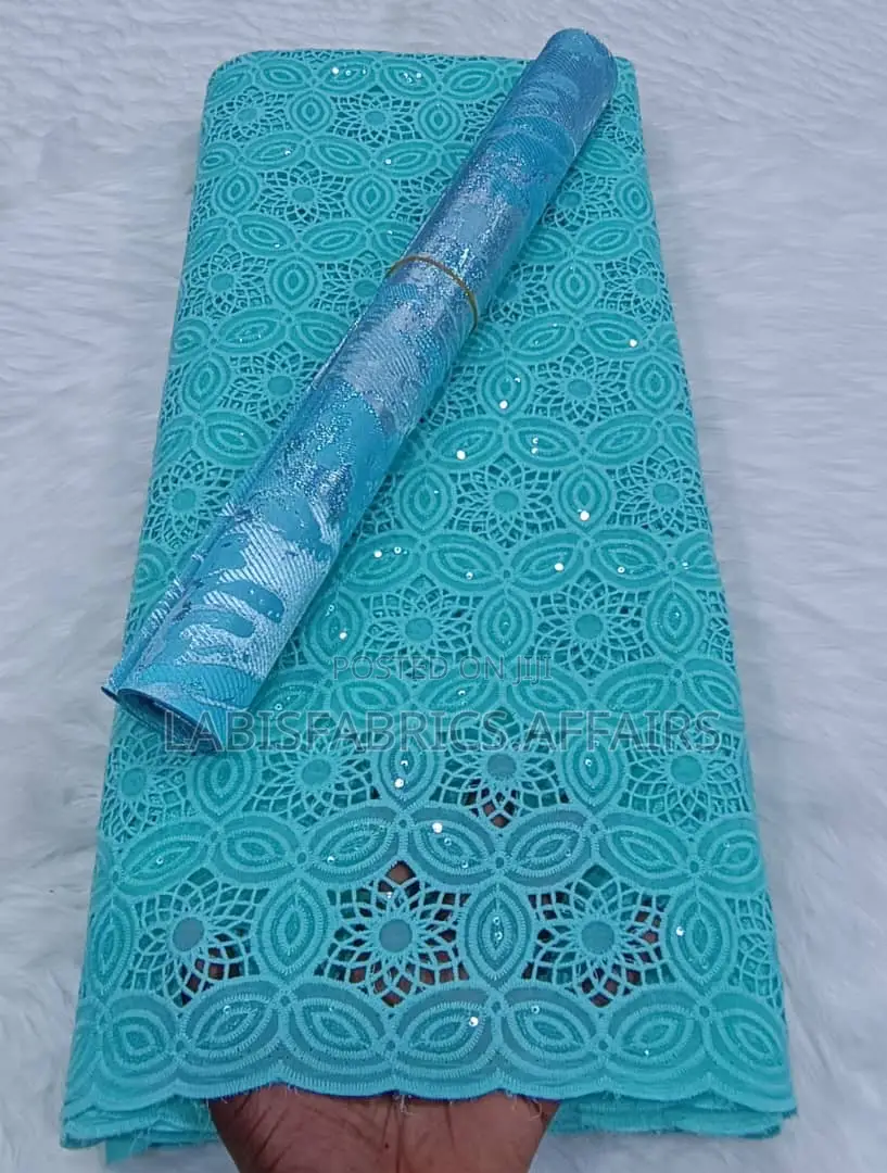 Turkey Chiffon Lace With Water Sequence