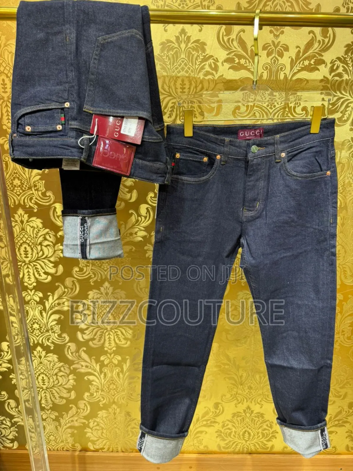 Original Gucci Blue Jeans Available in Store