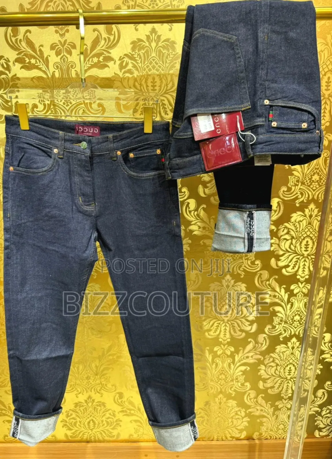 Original Gucci Blue Jeans Available in Store