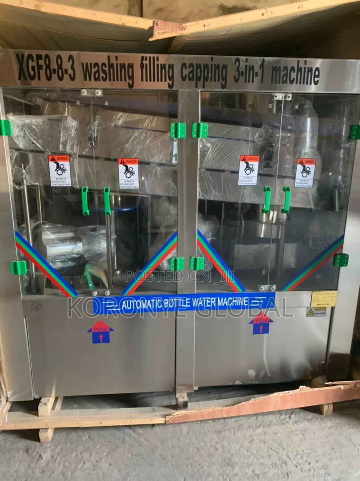 XGF 8_8_3 Auto Monoblock Pet Bottle Water Machine