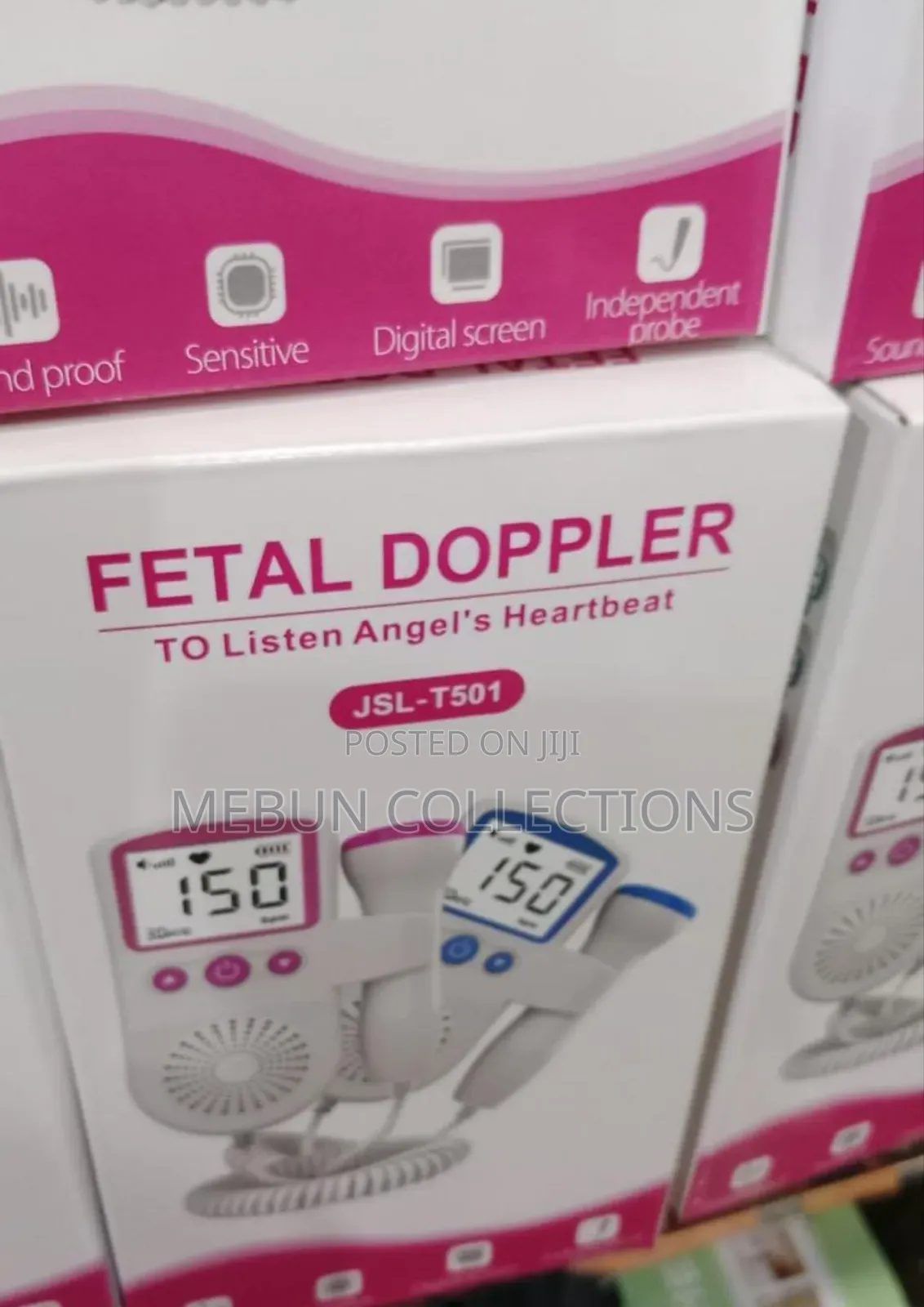 Portable Fetal Doppler/Baby Heartbeat Monitor