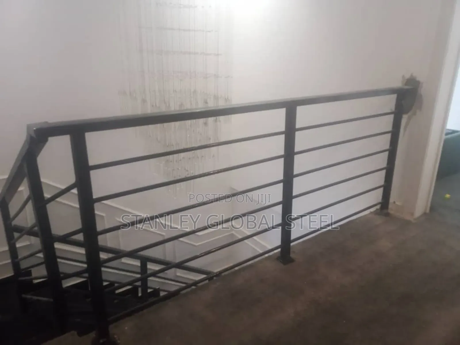 Rails Iron Black Balcony Y