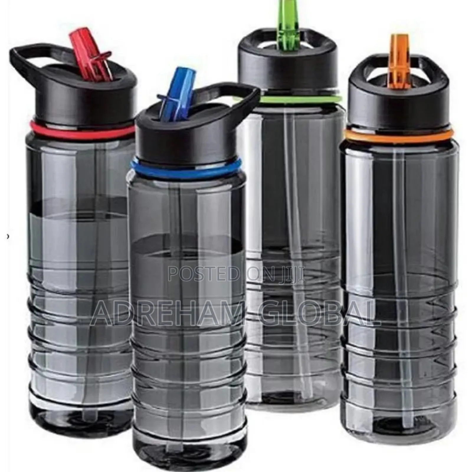 Water Bottle With Cover and Straw