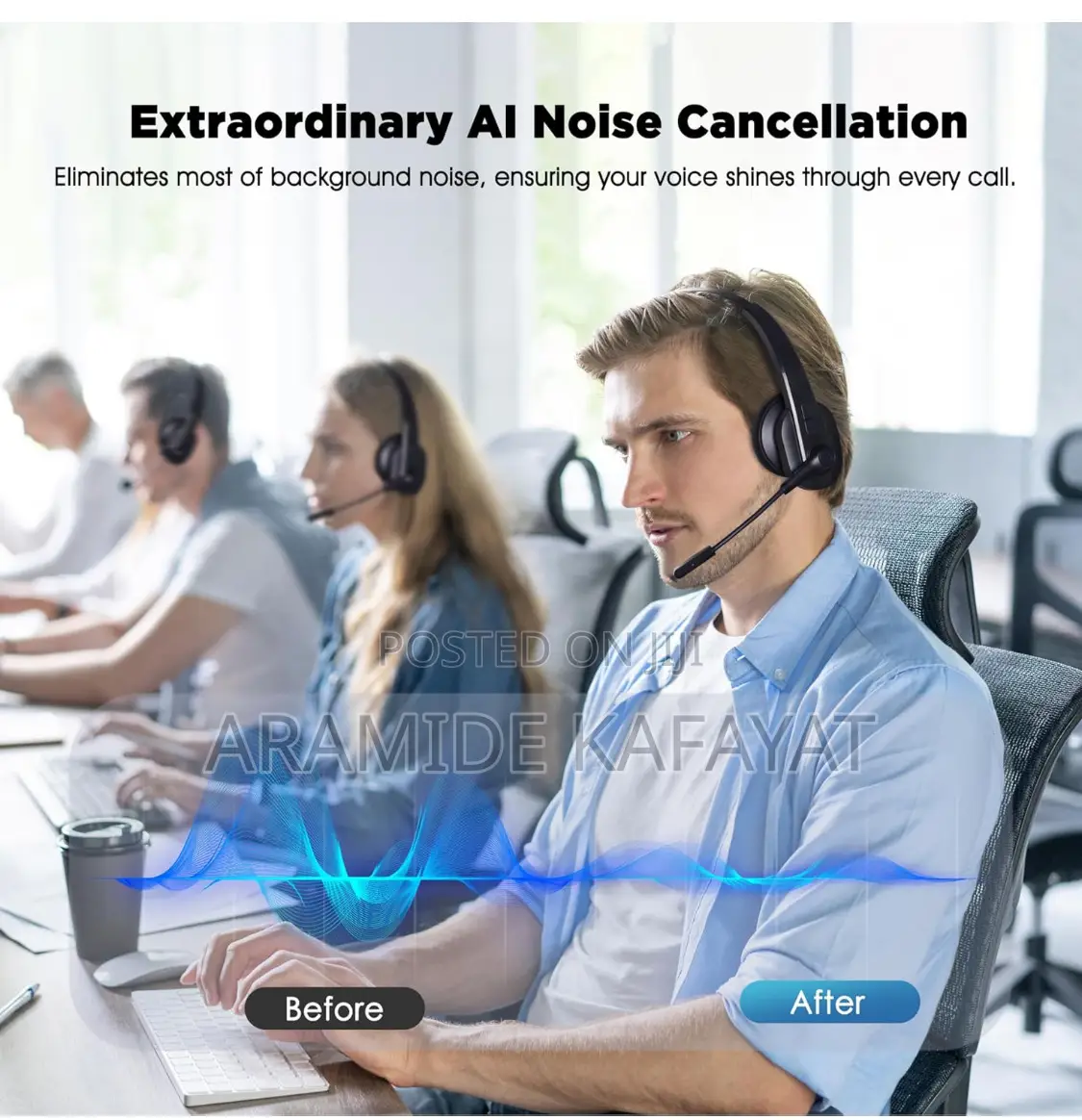SAREVILLE Wireless Mono Headphone.