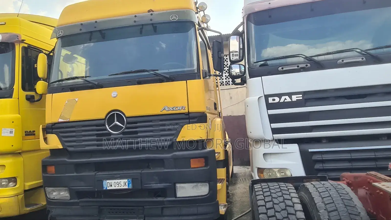 Foreign Used Mercedes-Benz Axor Truck Head