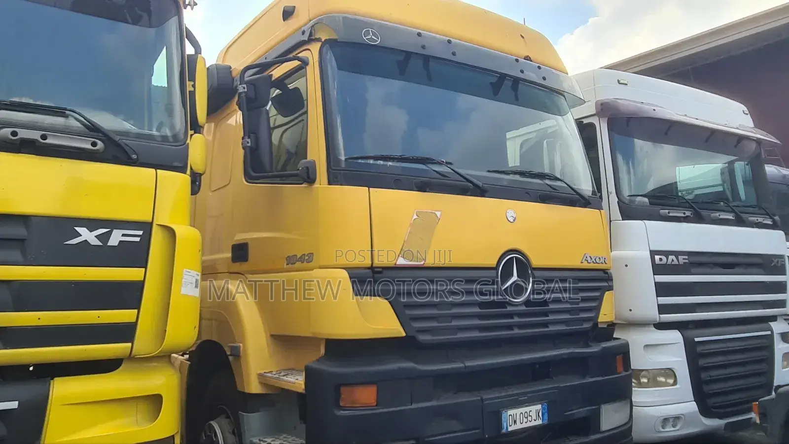 Foreign Used Mercedes-Benz Axor Truck Head