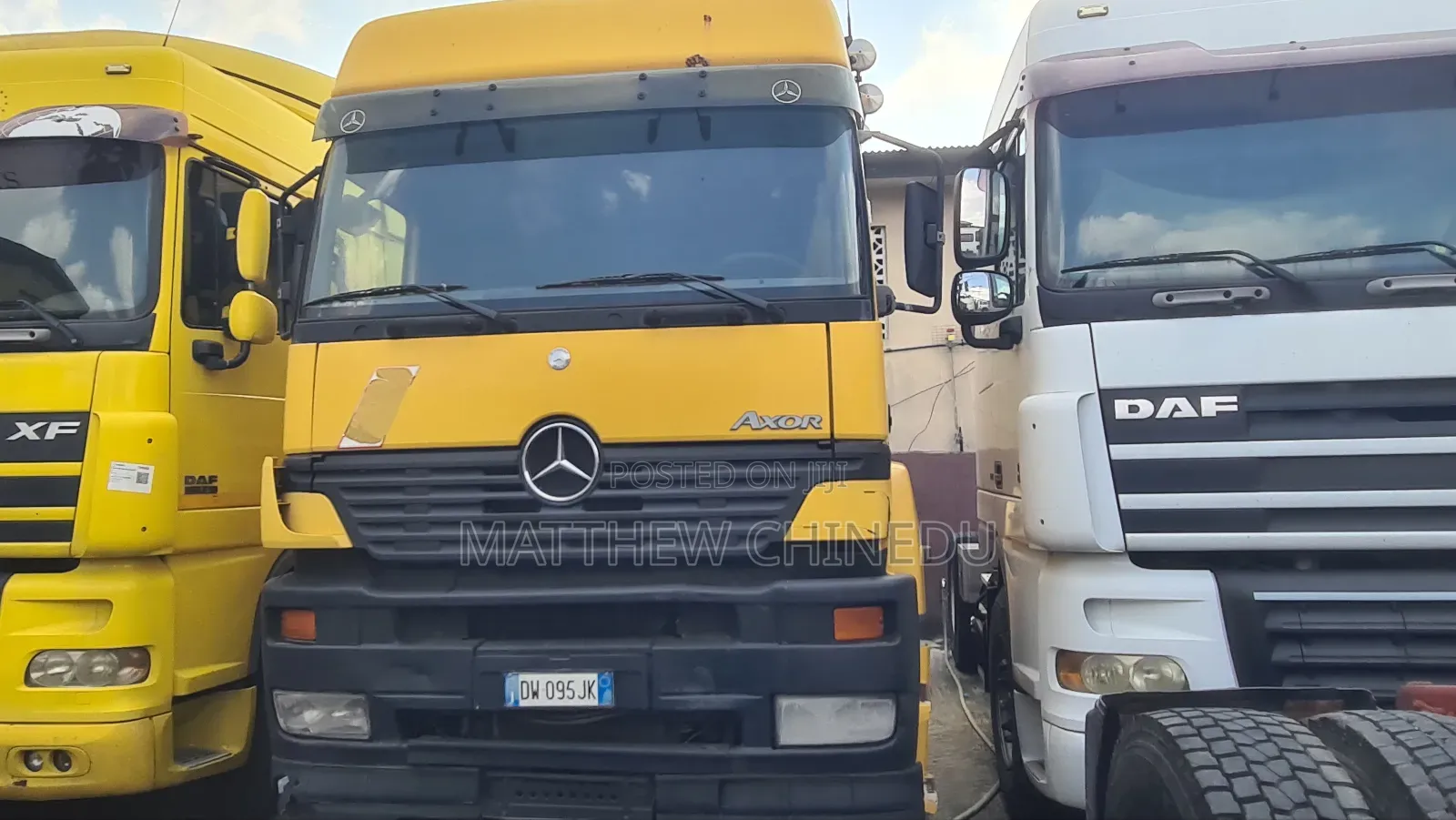 Foreign Used Mercedes-Benz Axor Truck Head