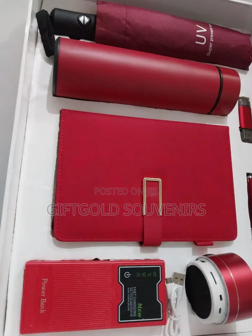 7 in 1 Promotional Corporate Gift Set -Red