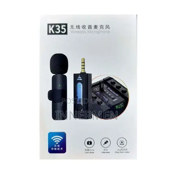 Professional Wireless Lavalier Lapel Microphone for iPhone I