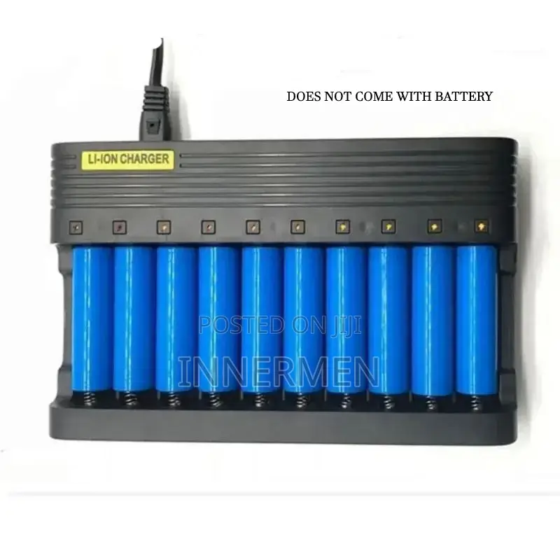 18650 Battery Charger 10 Bays Universal Charger