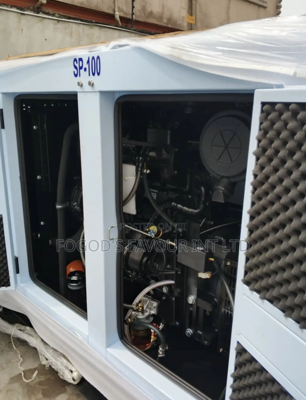 100kva Perkins Soundproof Diesel Generator 100% Copper Coil