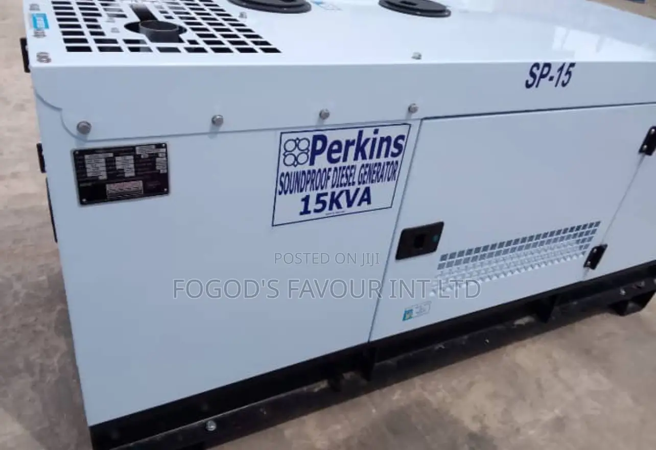 15kva Perkins Soundproof Diesel Generator 100% Copper Coil