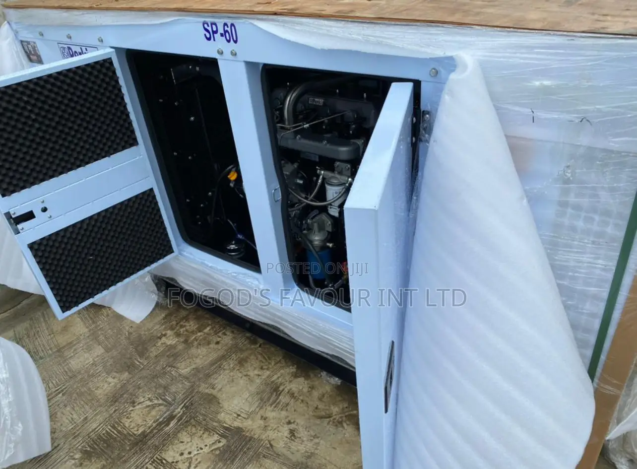 60kva Perkins Soundproof Diesel Generator 100% Copper Coil