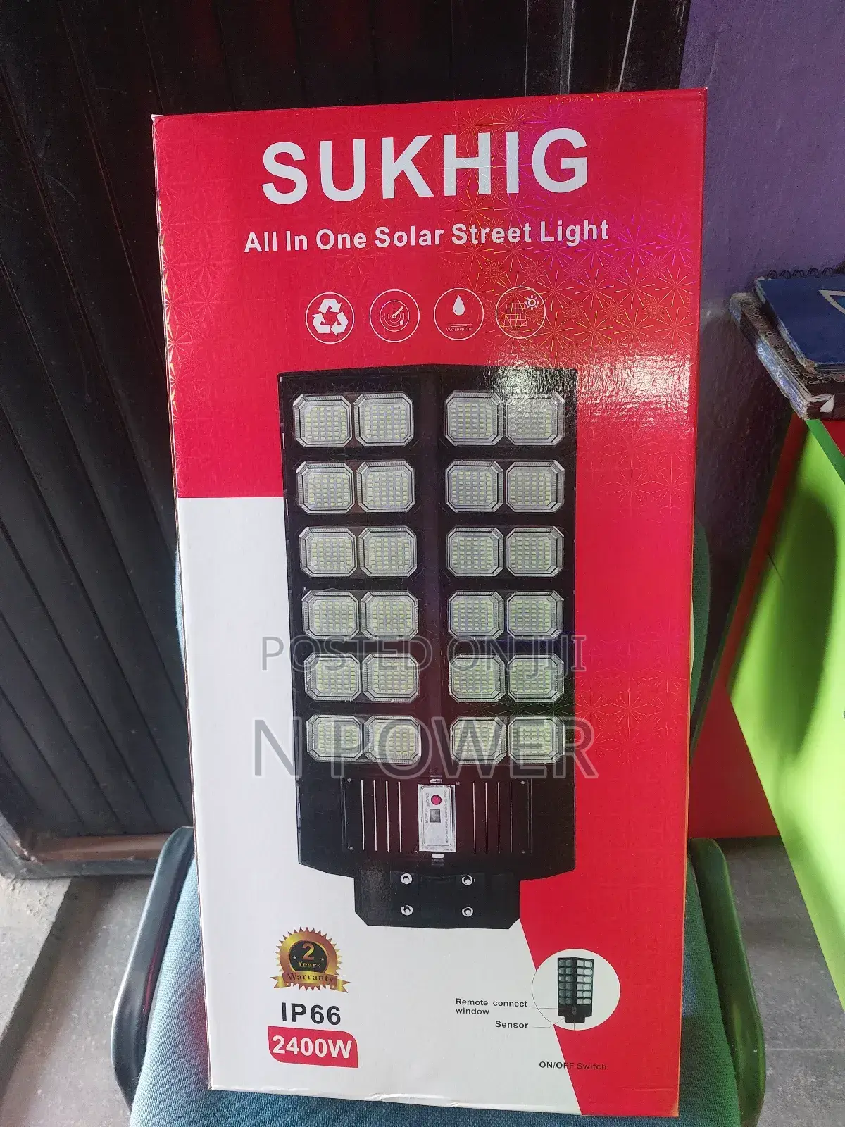 Sukhig Solar Street Light 2400w 24eyes