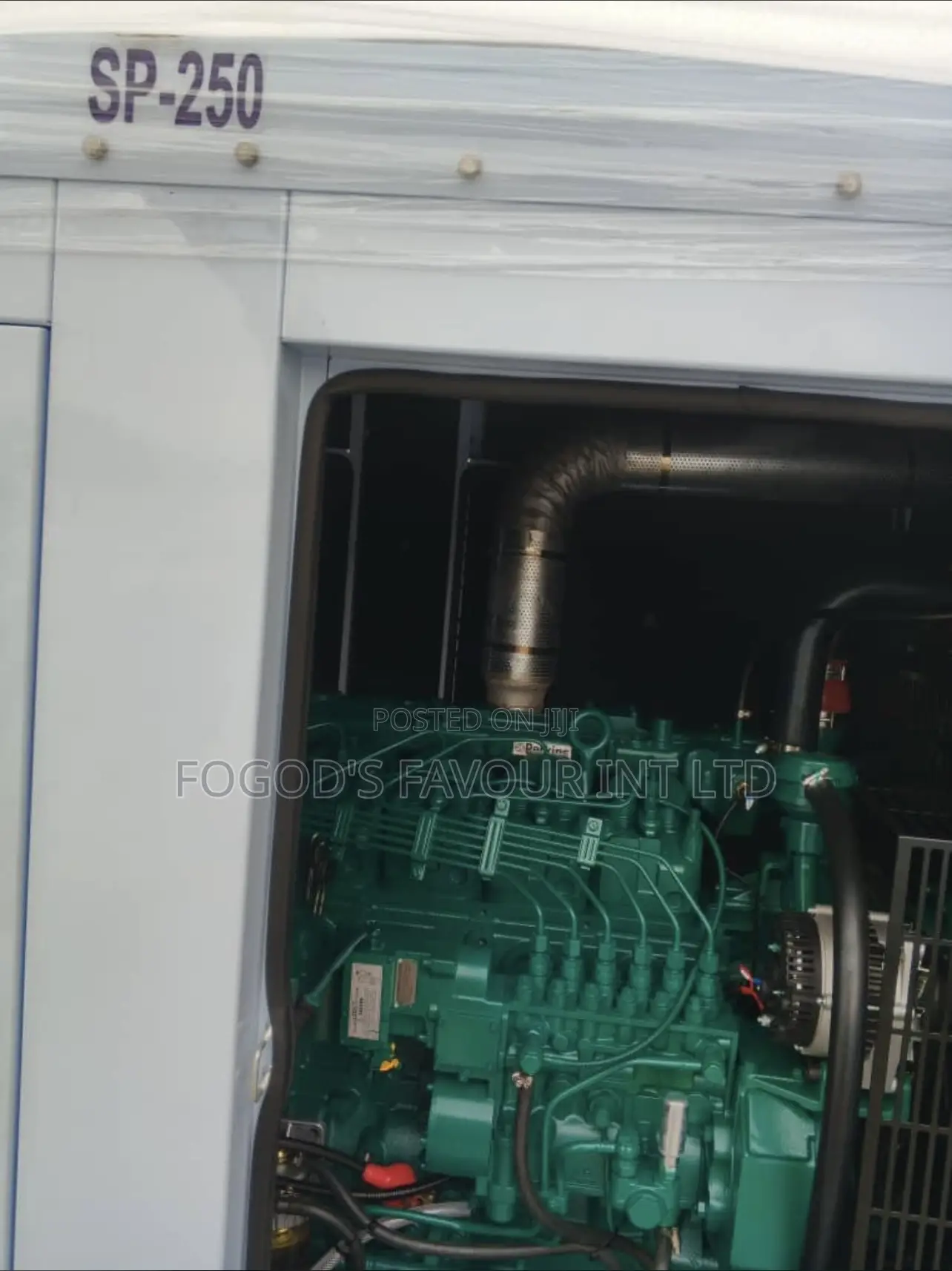 250kva Perkins Soundproof Diesel Generator 100% Copper Coil