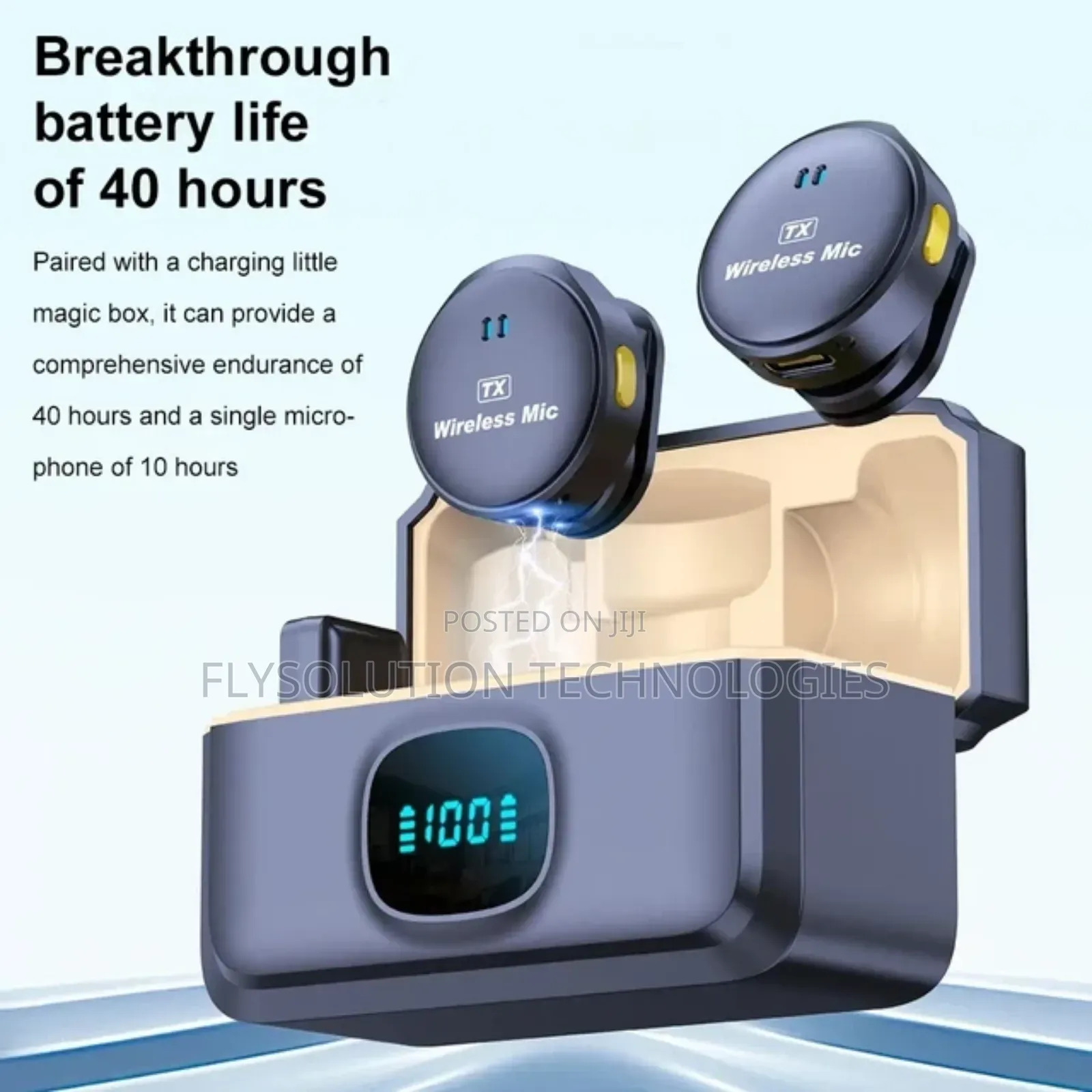 Wireless Magnetic Collar Microphone For Video Recording