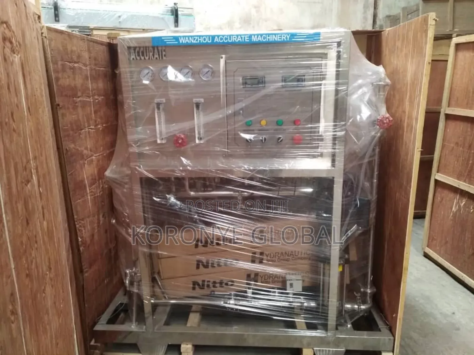 Reverse Osmosis System Water Treatment With Nitto Membrane