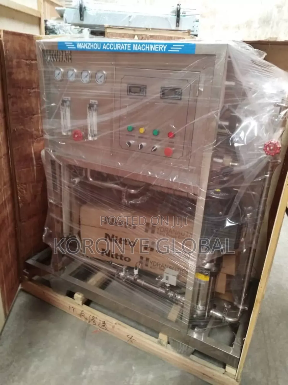Reverse Osmosis System Water Treatment With Nitto Membrane