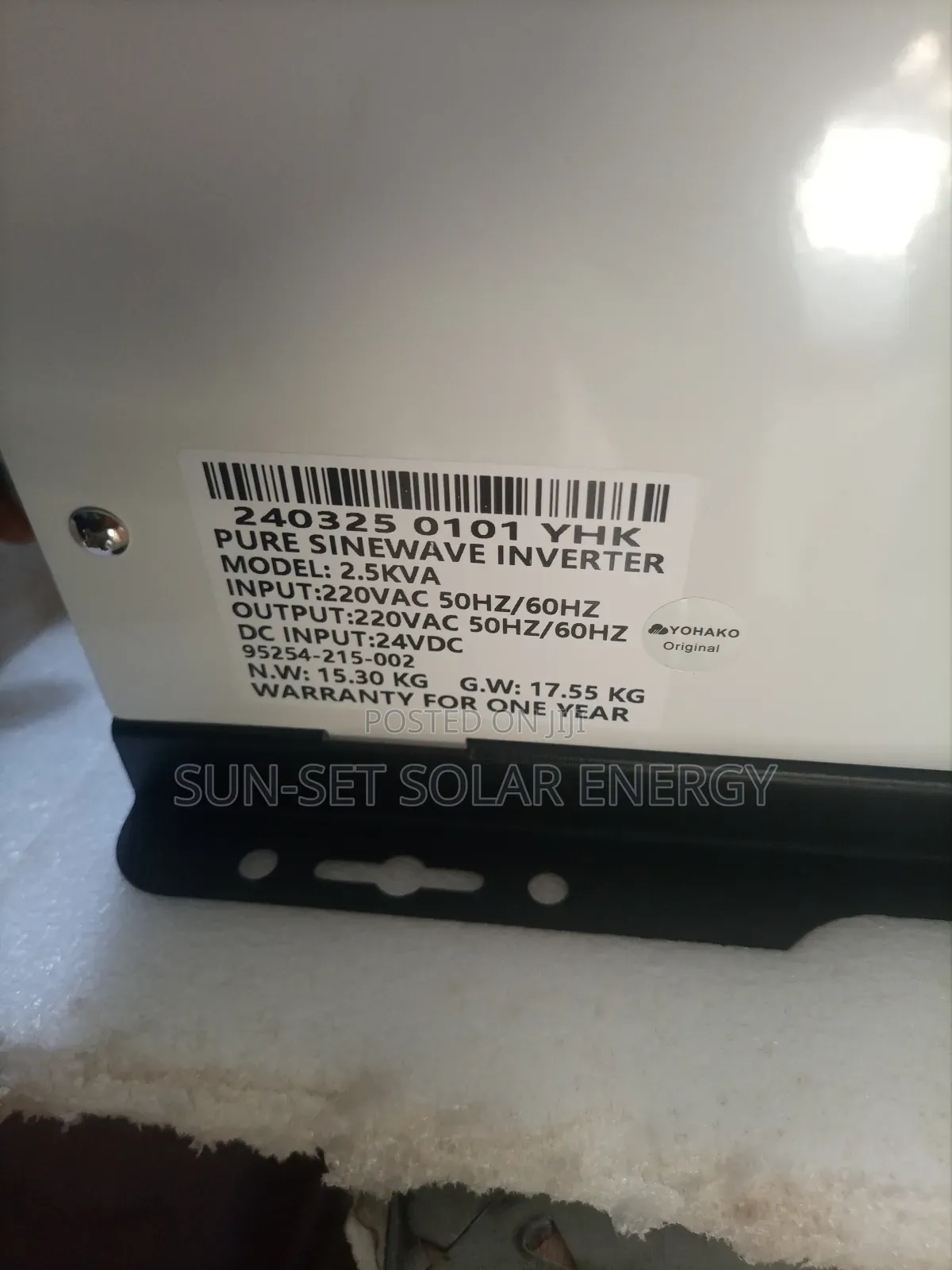 Yohako Inverter 2.5kva 24V With 1year Warranty.