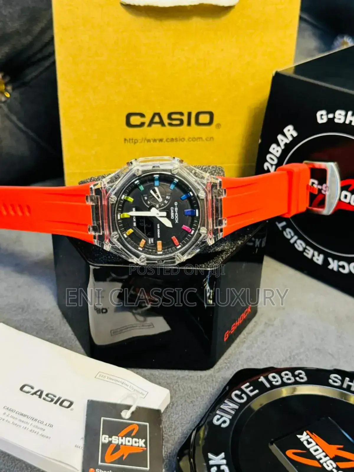 Original Luxury Wristwatches G-Shock Available in Store