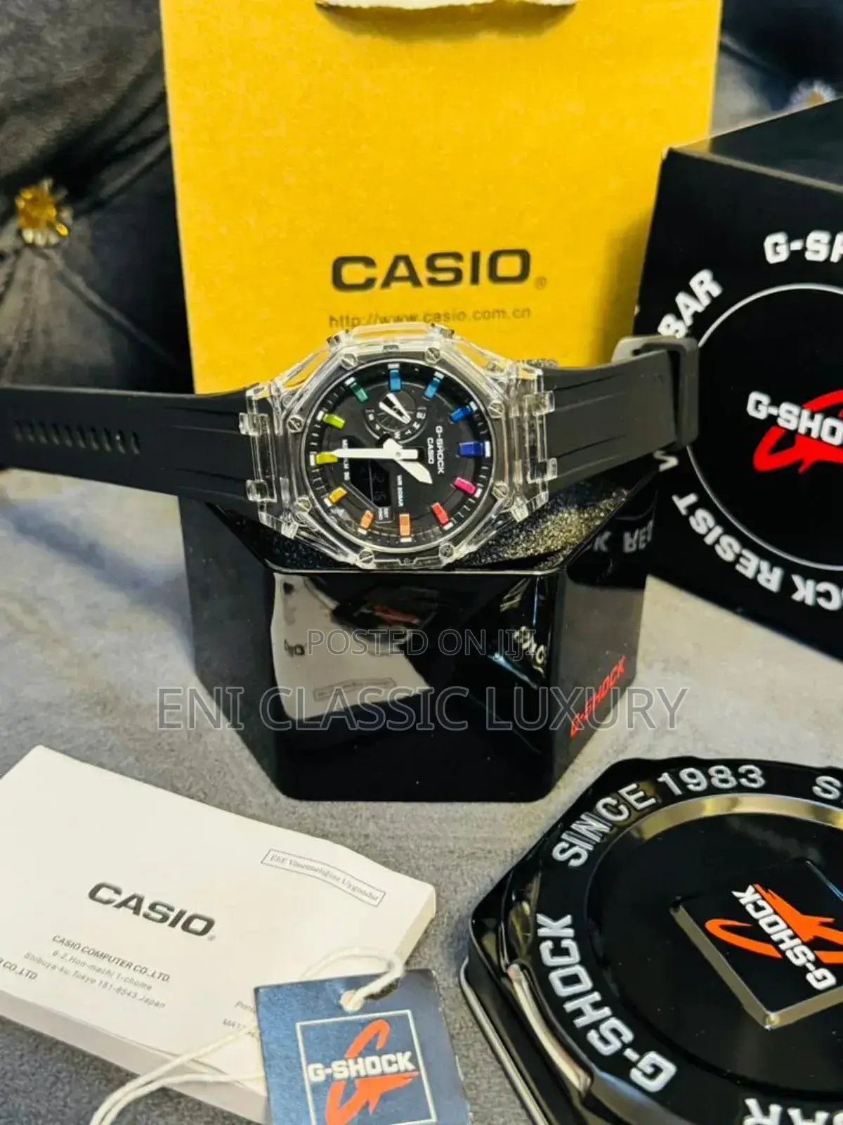 Original Luxury Wristwatches G-Shock Available in Store