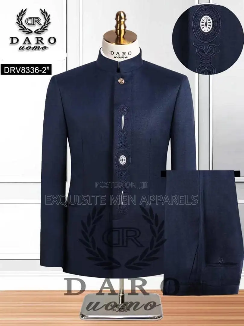 Latest Clerical Bishop Neck Safari Suit