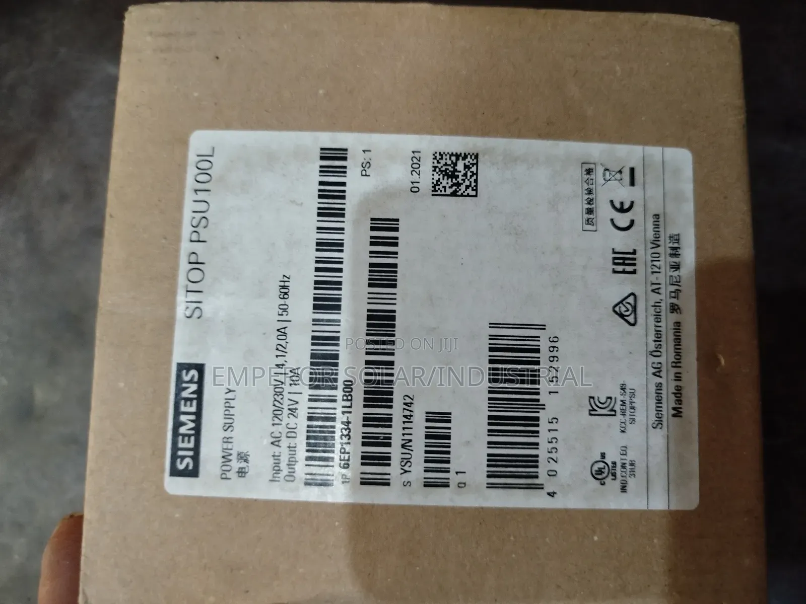 Siemens Power Supply 10 Amps. 24v