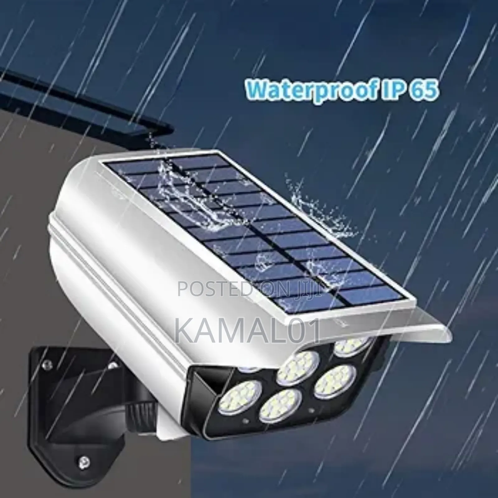 Solar Motion Sensor Light LED Security Wall Street Yard