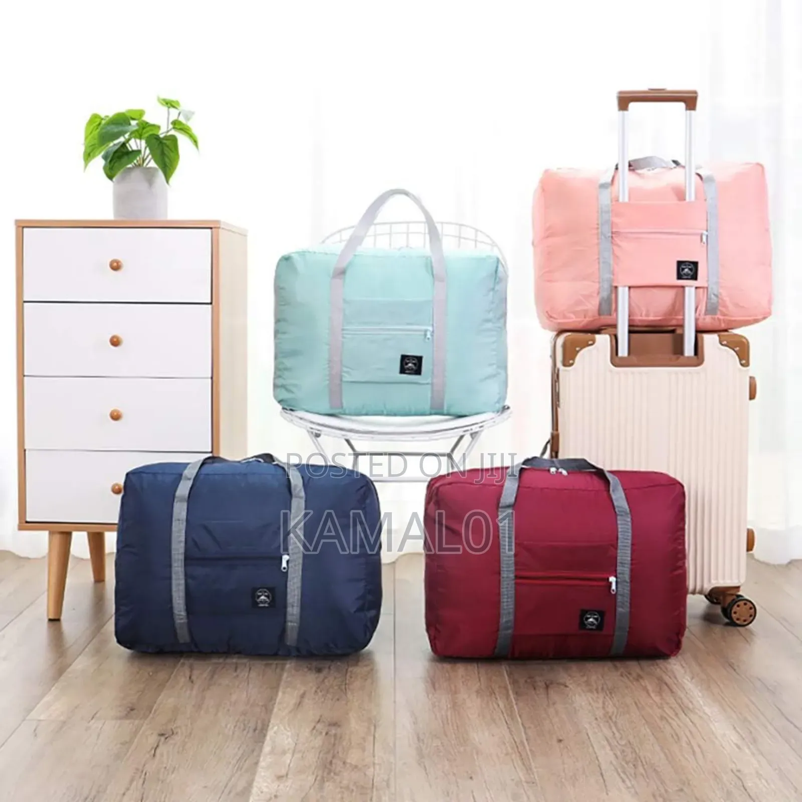 Foldable Travel Duffel Bags Women Large Capacity