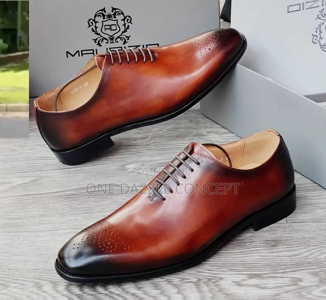Maurizio Leather Brooks Shoe