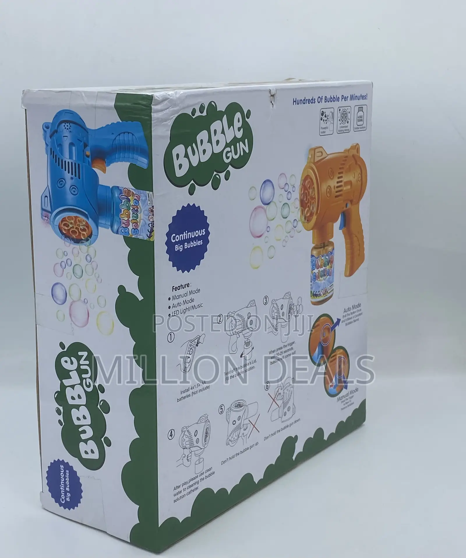 Continuous Big Bubbles Gun Kiddies Toy