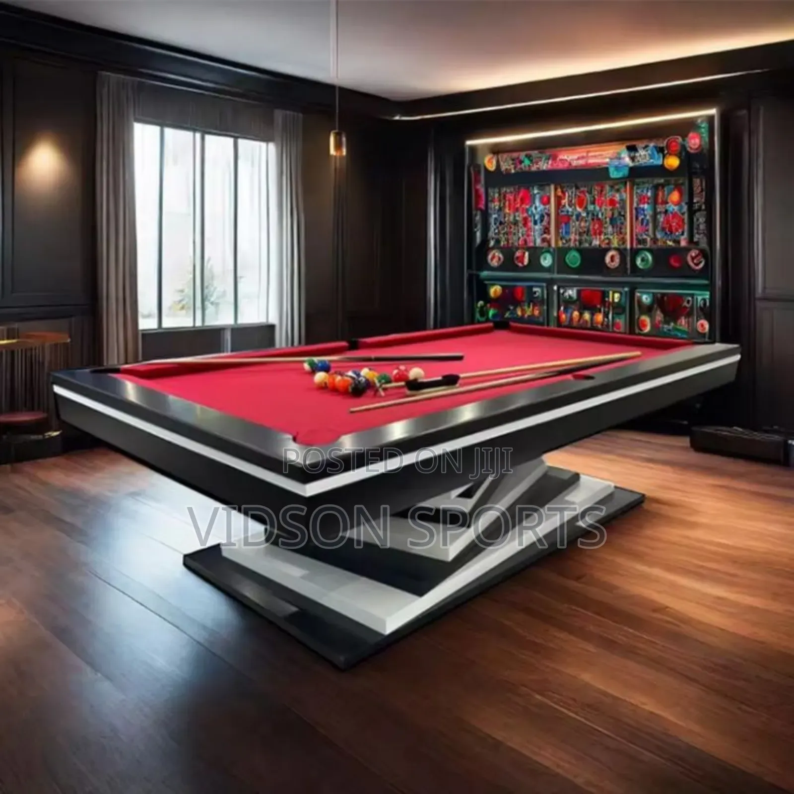 The Harmani Slate Bed Pool Table
