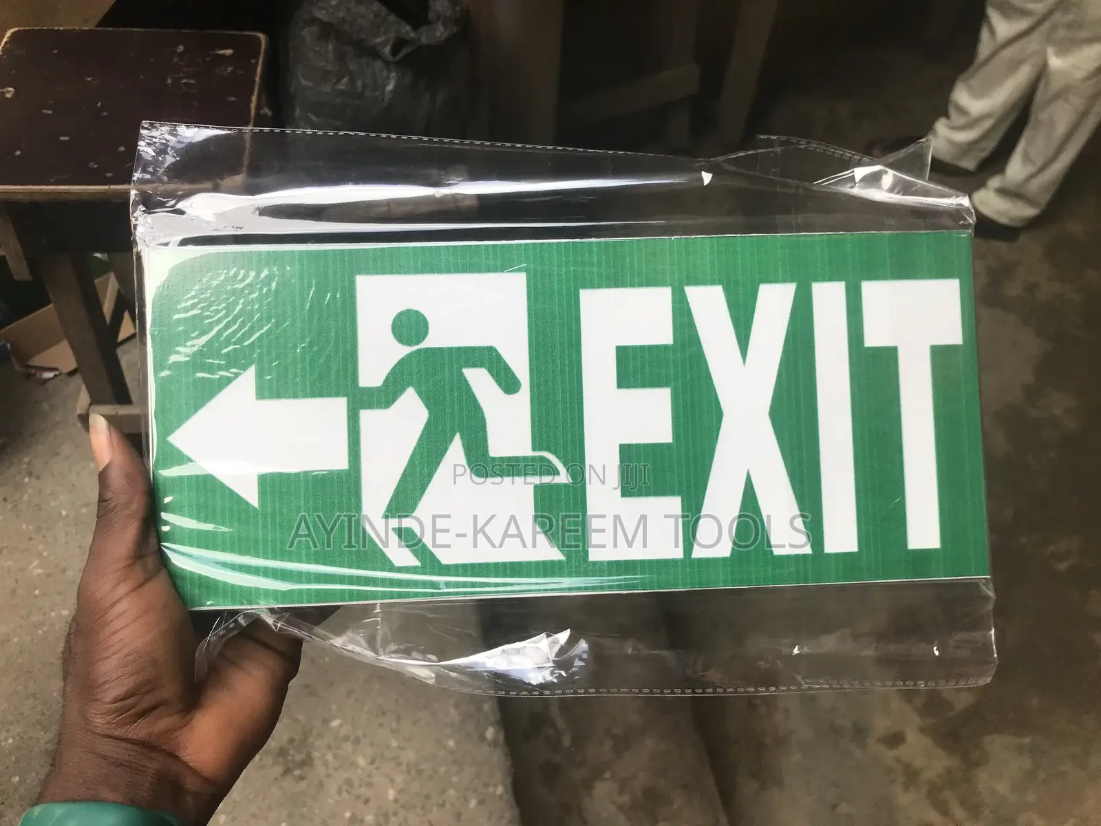 Safety Exit Sign