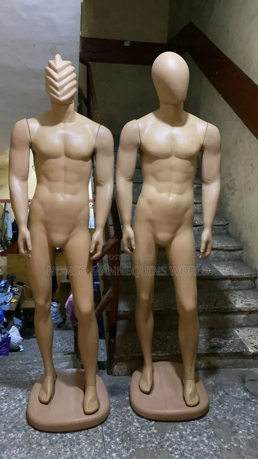Huge Male Plastic Mannequins of Different Designs