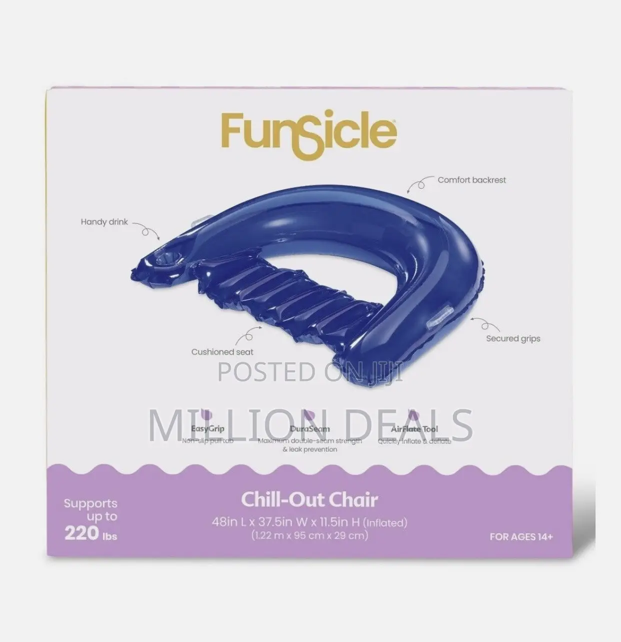 Swimming Float Chill Out Chair Inflatable Pool Float
