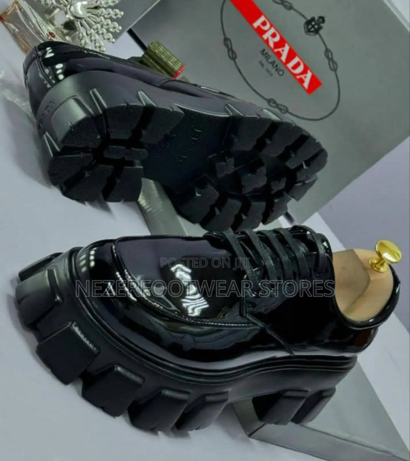 Quality Prada Cooperate Loafers/Shoes.