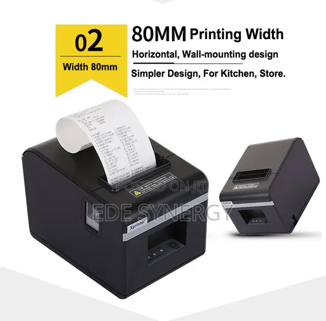 USBWIFI 80mm Automatic Thermal Printer, EU Plug